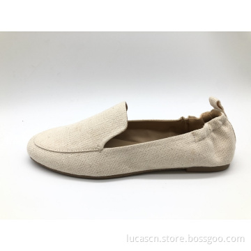 Bequeme, weiche, flache Slip-On-Schuhe für Frauen mit runden Zehen